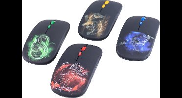 Harry Potter - Set van 24 Draadloze Optische Muis - 4 Huizen