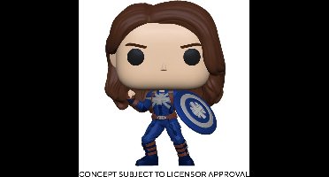 Funko What If...? - Marvel POP! Animation Captain Carter (Stealth) 9 cm Verzamelfiguur - Multicolours
