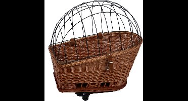 Provence Rieten Fietsmand Bagagedrager&kussen