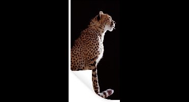 Muurstickers - Sticker Folie - Cheeta - Dieren - Licht - 20x40 cm - Plakfolie - Muurstickers Kinderkamer - Zelfklevend Behang - Zelfklevend behangpapier - Stickerfolie