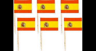 150x Cocktailprikkers Spanje - Hapjes Cocktail Tapas Zomer Terras