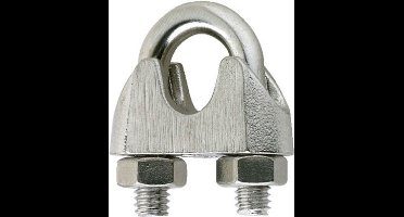 Staaldraadklem, type 741 verzinkt / RVS AISI 316