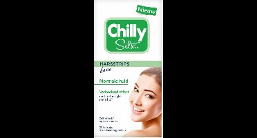 Chilly Silx Harsstrips Gezicht Normale huid - 6 x 10 stuks - Voordeelverpakking