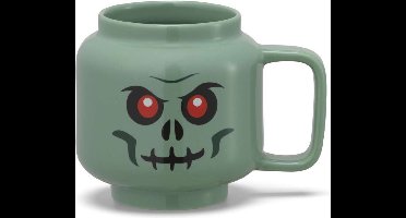 LEGO - Keramische Mok Hoofd Skelet Groen 255 ml - Keramiek - Groen