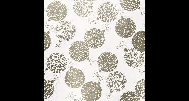 Kangaro toonbankrol - Kerst wit - 30 cm x 100 meter - 80 gram - cadeaupapier - K-892185-1-30