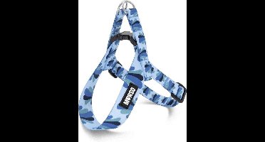 Morso - Mini Hondentuig Verstelbaar Gerecycled Splash Blauw