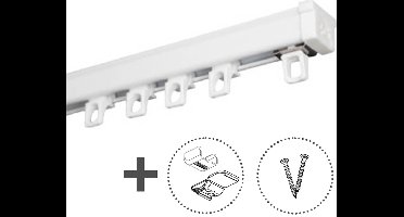 Forest KS gordijnrail 150 cm - Compleet geleverd en inkortbaar
