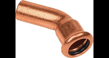 Bonfix Pressfitting roodkoper WATER Insteekbocht 45� �88,9 x 88,9 - insteek x press - (m-profiel)