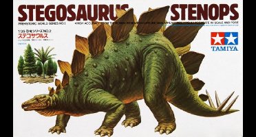 Tamiya Modelbouwpakket Militaire voertuigen - 60202 Stegosaurus Stenops - Prehistoric World Series NO.2 Plastic - 1:35 - Modelbouw