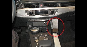 Brodit ProClip houder geschikt voor Audi A4 2016 - / A5/ S5 Allroad 2017 - Console mount