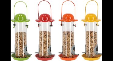 Esschert Design Natuurtinten vogelvoerdersilo