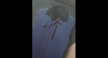 Outdoor/ Werk Bodywarmer - Maat XL 56/58 - Waterdicht - Blauw - Met zakken