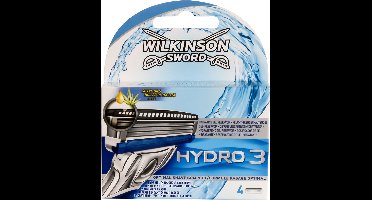 Wilkinson Sword - Hydro3 - 4 Stuks - Verzorgend