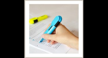 Tekstmarker Kores Bright Liner beitelpunt 0.5 - 5mm, set 6 stuks