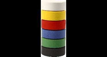 Waterverf Navulling 6 Primaire Kleuren 16 X 44 Mm