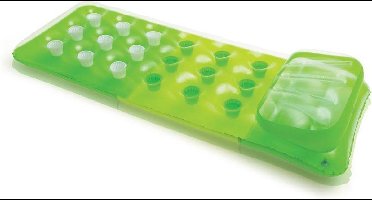 Intex Lounge Luchtbed Zwembad 188x71cm Groen - Strand Luchtbed