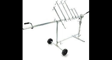 Verrijdbare en draaibare spuitstandaard