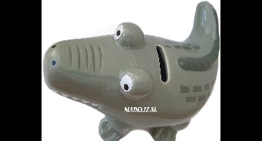 Krokodil Spaarpot voor kinderen - Leuke spaarpot van polystone