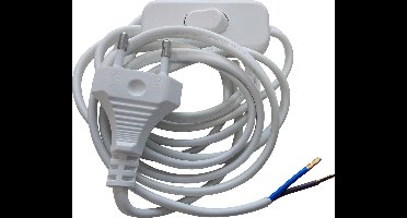 Kopp 140302095 Snoerschakelaar Wit 1x uit/aan 2.5 A 1 stuk(s)