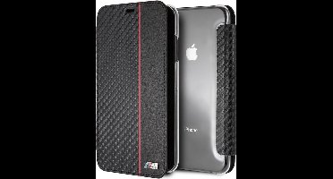 BMW Zwart iPhone Xs Max - Book Case - Stijlvol - Leer - Met pashouder