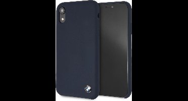 Blauw hoesje BMW - Backcover - Soft Touch - iPhone XR - Hoogwaardige kwaliteit