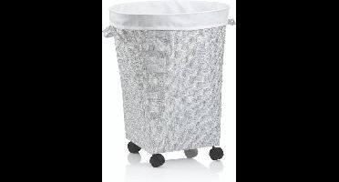 Porto Wasmand met Wieltjes - Wit - Kela