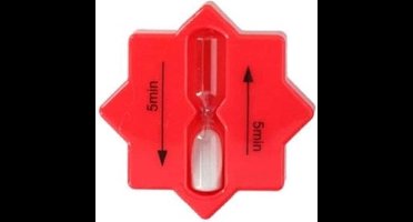 Bath & Shower Douchetimer Met Zuignap Ø 8,5 X 2 Cm Rood