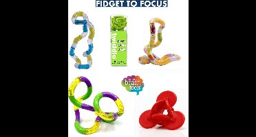 Schoolpakket Groot - Snelafgeleid - Friemelset - Sensorische hulpmiddelen - Fidget - Focus