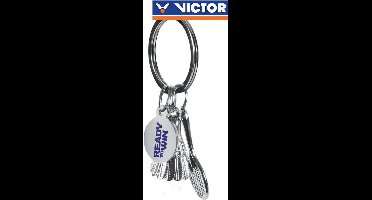 VICTOR badmintonshuttle en racket sleutelhanger