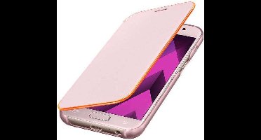 Samsung neon flip cover - roze - voor Samsung A320 Galaxy A3 2017