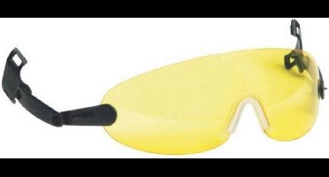 3m veiligheidsbril voor helmbevestiging, amber/geel