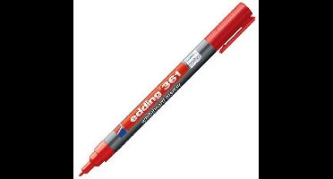Whiteboardmarker edding 361 rond 1mm rood | 10 stuks