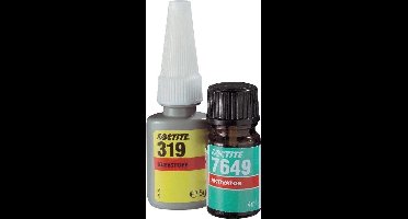 Loctite Ruitenlijm Met Activator 319 & 7649 5 Gr & 4 Ml 2 Stuks