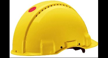 bouwhelm 3M met verstelband en Uv indicator geel