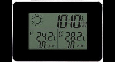 RCC weerstation - thermometer / hygrometer met klok