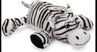 Beeztees lino hondenspeelgoed pluche zwart/wit