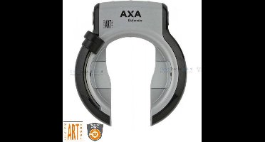 AXA Ringslot met spatbordbevestiging - zilver/zwart - beveiligingsniveau 12