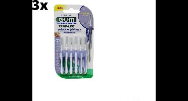 Gum Travler Ragers 0.6mm Lila - 3 x 6 stuks - Voordeelverpakking