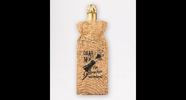 Cadeauverpakking - fles - Daar moet op gedronken worden - Jute - 42 cm - Paper Dreams