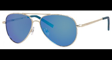 POLAROIDKIDS Zonnebril (PLD8015/N) Kinderen Goudkleurig Volledig omrand Polarizerend; met spiegelglazen