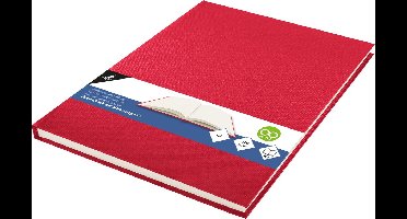 Kangaro dummyboek - A4 - rood - 160 blanco pagina's - hard linnen cover - K-5360