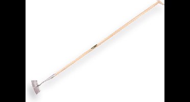 Schoffel gesmeed 18 cm blank rond model met schoffelsteel met hilt