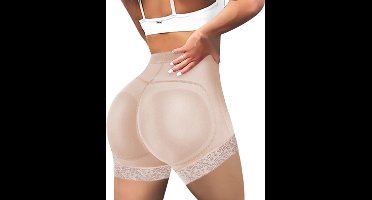 Butt lifter - Buttlifter - Ondergoed - Bil liften - Lingerie - Shapewear - Butt lifter panty - Beige - Medium - Volle billen
