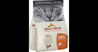 Almo Nature Holistic - Katten Droogvoer - Kip & Rijst - 12kg