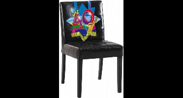 Stoeldecoratie 40 jaar