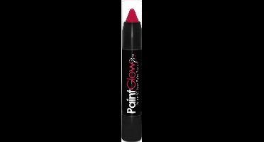 PaintGlow Face paint stick - neon roze - UV/blacklight - 3,5 gram - schmink/make-up stift/potlood