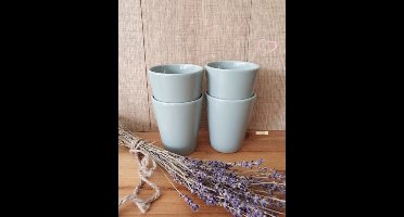 Cozinezz Beker250 ml, grey- set van 4