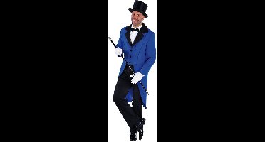 Magic Design Slipjas Heren Polyester Blauw Maat S/m