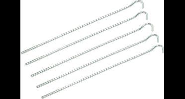 Pro Plus Tentharingen - 30x stuks - metaal - open oog - 25 cm - Rotspennen - grondpennen