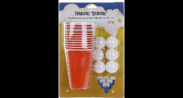 Beer Pong set 24-delig - herbruikbare bekers